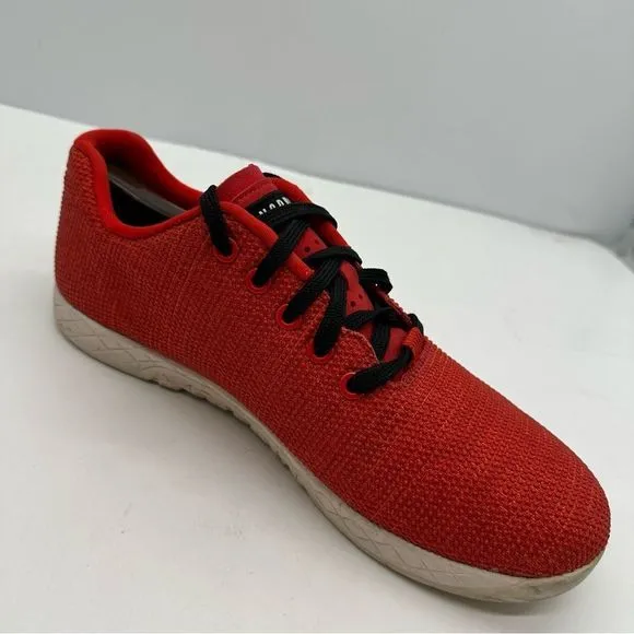 NoBull Heather Trainer Mens 9 Red Cross Training Shoes Sneaker CrossFit Athletic