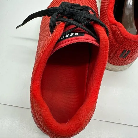 NoBull Heather Trainer Mens 9 Red Cross Training Shoes Sneaker CrossFit Athletic