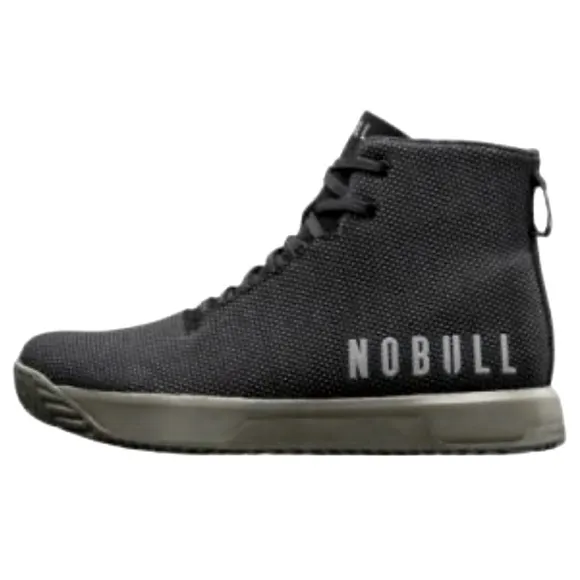 NoBull Impact High Top Trainers Mens 10 Black Athletic Shoes Sneakers Crossfit