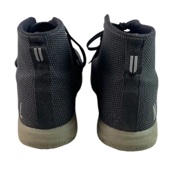 NoBull Impact High Top Trainers Mens 10 Black Athletic Shoes Sneakers Crossfit