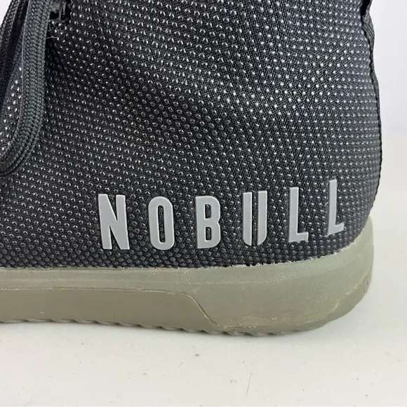 NoBull Impact High Top Trainers Mens 10 Black Athletic Shoes Sneakers Crossfit
