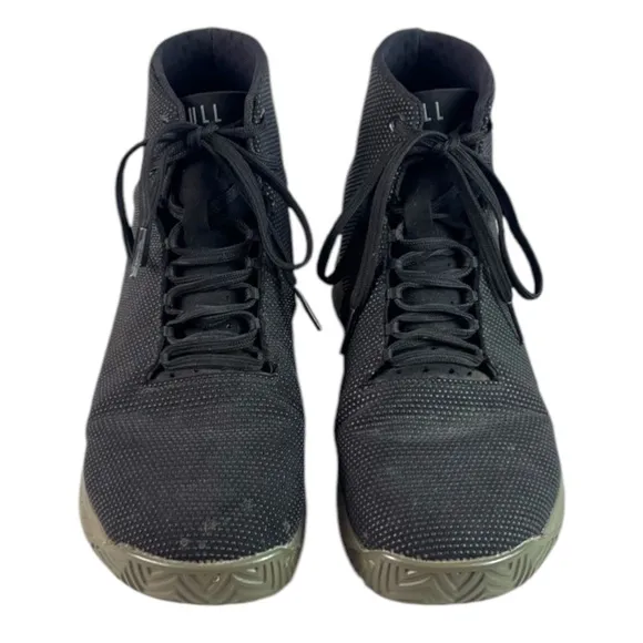 NoBull Impact High Top Trainers Mens 10 Black Athletic Shoes Sneakers Crossfit