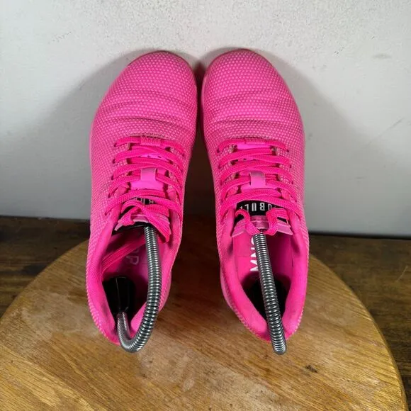 Nobull Neon Pink‎ Outwork Trainer Cross Fit Athletic Shoes Women's Size 6