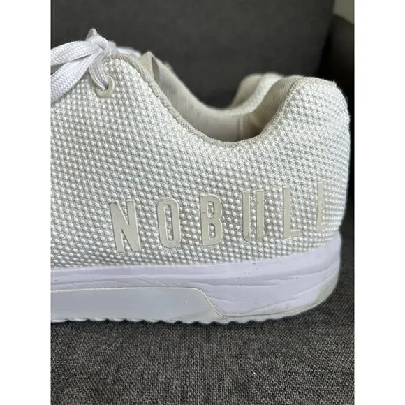 Nobull Outwork Superfabric Mens 12 Crossfit Gym Shoes Sneakers Athletic White