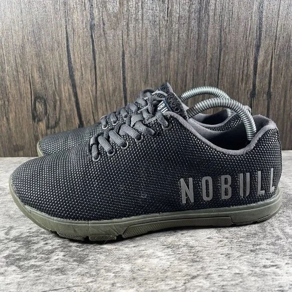 NOBULL Outwork Trainer Shoes Mens 5 Women's 6.5 Black Gym Crossfit Run
