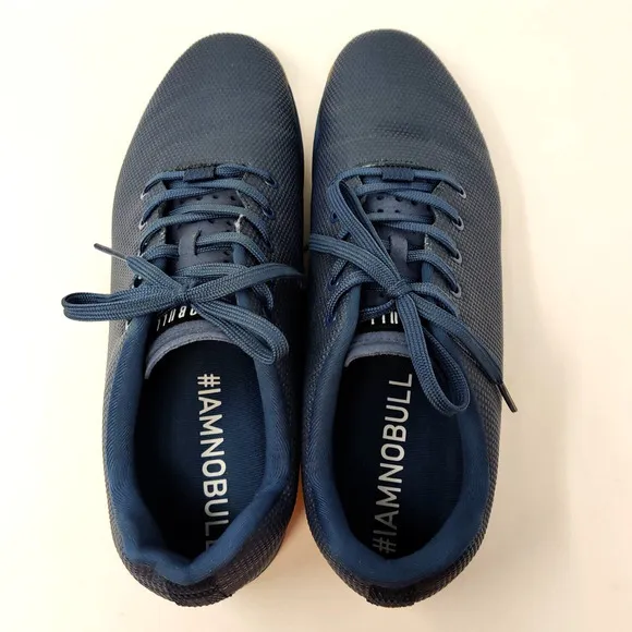 NOBULL Outwork Trainers MENS 13.5 Navy Blue Gum Sole Sneaker Shoes Gym Workout