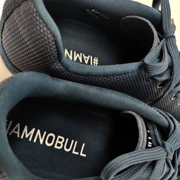 NOBULL Outwork Trainers MENS 13.5 Navy Blue Gum Sole Sneaker Shoes Gym Workout