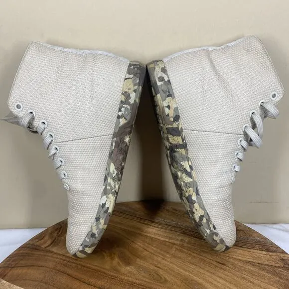 NOBULL Outwork Womens Beige Camo Size 8 High Top Gym Athletic Training Shoes