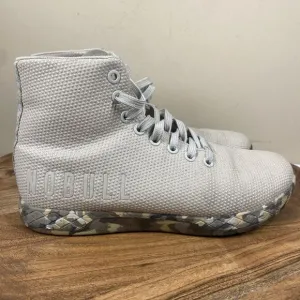 NOBULL Outwork Womens Beige Camo Size 8 High Top Gym Athletic Training Shoes