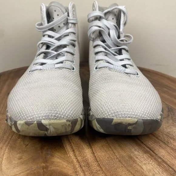 NOBULL Outwork Womens Beige Camo Size 8 High Top Gym Athletic Training Shoes