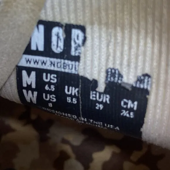 NOBULL Outwork Womens Beige Camo Size 8 High Top Gym Athletic Training Shoes