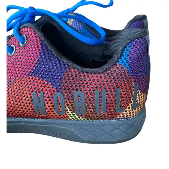Nobull Rainbow Dot Trainer Gym Shoes Size Women’s 6.5 Men’s 5