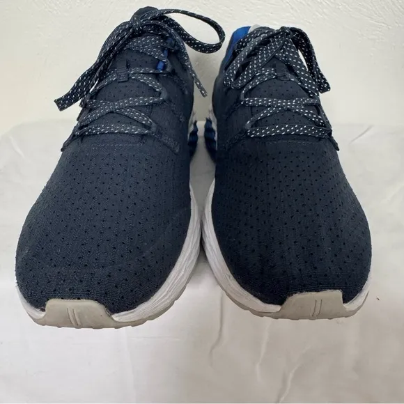 NOBULL Shoes Men 9.5 Women 11 Blue Ripstop Runner Lace Up Gym Training Crossfit