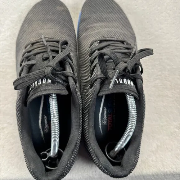 NoBull Shoes Men's 11 Women's 12.5 Black Lighting Cross Trainer Athletic Sneaker