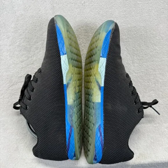 NoBull Shoes Men's 11 Women's 12.5 Black Lighting Cross Trainer Athletic Sneaker