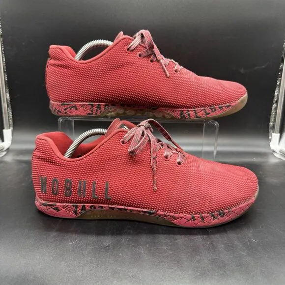 NoBull Super Fabric Trainer Athletic Gym Shoes Red Men's 11 Womens 12.5