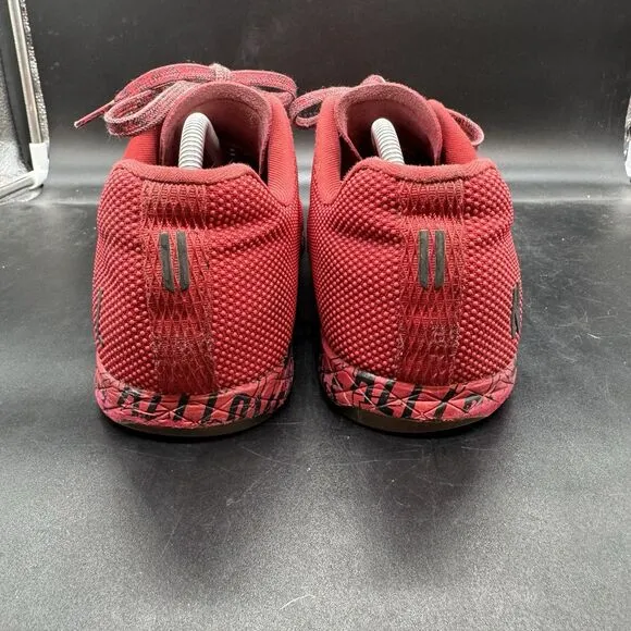 NoBull Super Fabric Trainer Athletic Gym Shoes Red Men's 11 Womens 12.5