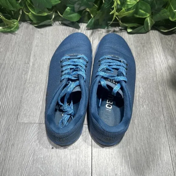 Nobull Superfabric Trainer Men Sz 6 Women 7.5 Workout Gym Shoes Blue Gum  Camo