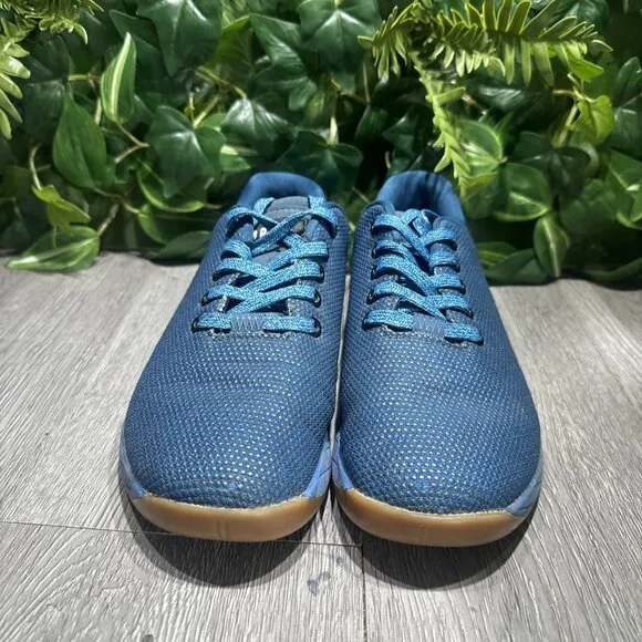 Nobull Superfabric Trainer Men Sz 6 Women 7.5 Workout Gym Shoes Blue Gum  Camo