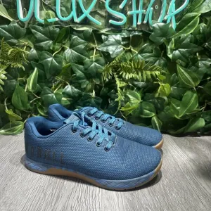 Nobull Superfabric Trainer Men Sz 6 Women 7.5 Workout Gym Shoes Blue Gum  Camo
