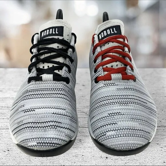 Nobull Superfabric Trainer Men's Size 7.5 Women’s 9 Workout Gym Shoes Gray Black