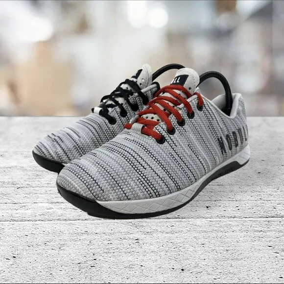 Nobull Superfabric Trainer Men's Size 7.5 Women’s 9 Workout Gym Shoes Gray Black