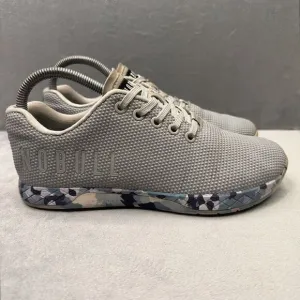 NOBULL Superfabric Trainer Womens Size 7 Shoes Gray Blue Training CrossFit Gym