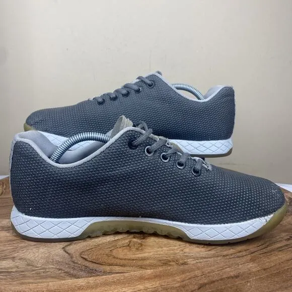NOBULL SuperFabric Trainers Womens Grey Size 9 Athletic Gym Training Shoes