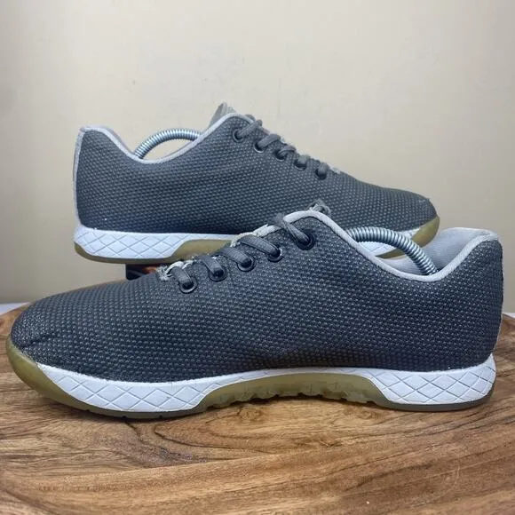NOBULL SuperFabric Trainers Womens Grey Size 9 Athletic Gym Training Shoes