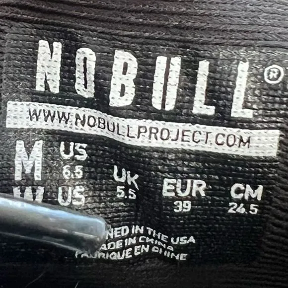 NOBULL Women’s Training Shoes - Black Upper White bottom, Size 8, EUC worn 2-3x