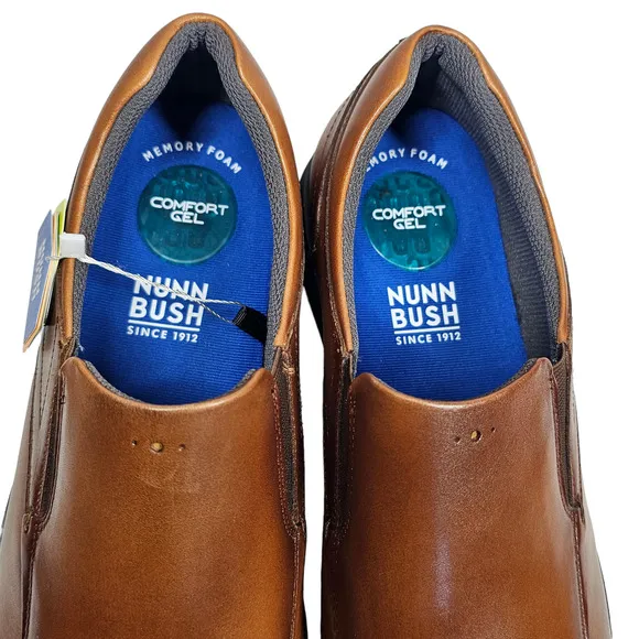 Nunn Bush Kore Pro Men's Leather Slip-On Shoes Size 13M NIB