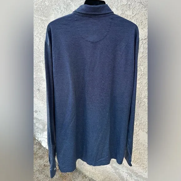NW Brooks Brothers Slim Fit cotton polo long sleeve shirt XXL