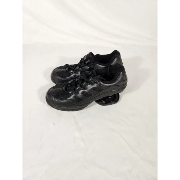 NWB Z-coil Freedom 2000 Blk Leather Sneakers Comfort Orthopedic EUR:42.5 US:10.5