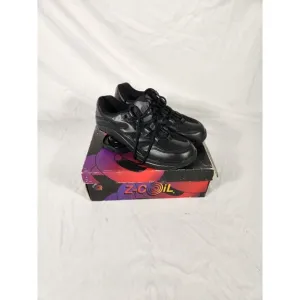 NWB Z-coil Freedom 2000 Blk Leather Sneakers Comfort Orthopedic EUR:42.5 US:10.5