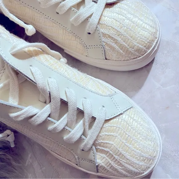 NWOB $125 Dolce Vita Zina Raffia Sneaker