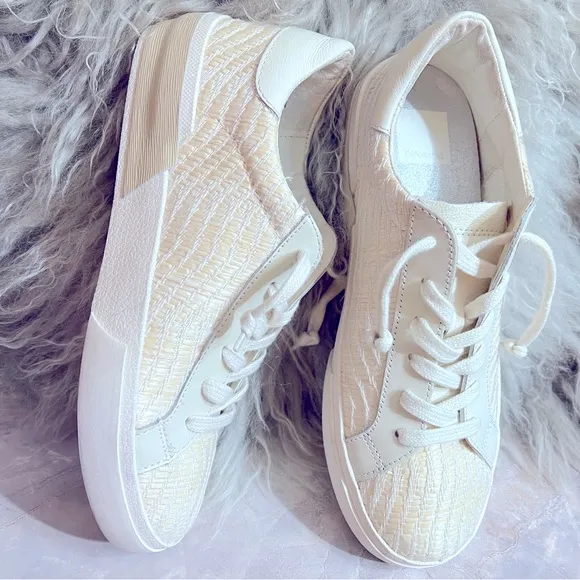 NWOB $125 Dolce Vita Zina Raffia Sneaker
