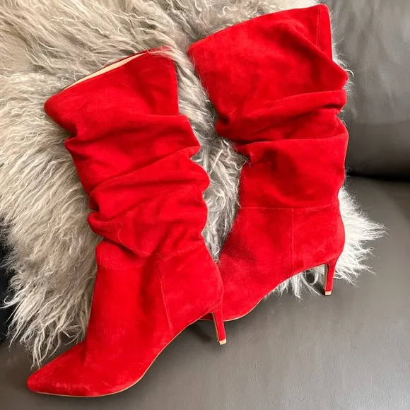 NWOB $240 Slouch Pointed Toe Boot (Women) Dune London