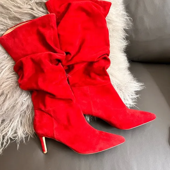 NWOB $240 Slouch Pointed Toe Boot (Women) Dune London