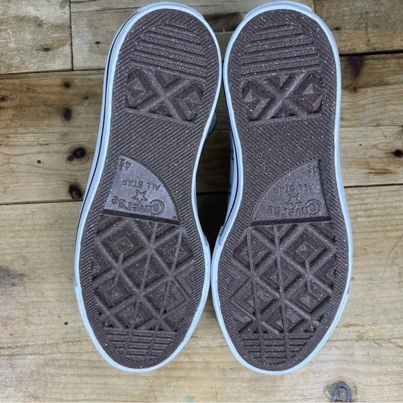 NWOB - Chuck Taylor All-Star Lift Platform Leather - W 6.5‎ - Gray