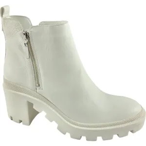 NWOB GB the Change So-Lution Sustainable Leather Chunky Lug Sole Booties