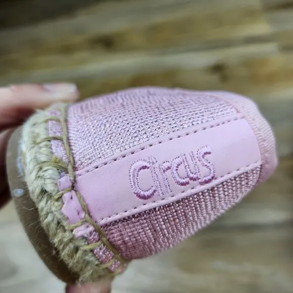 🔹️NWOB Sam Edelman Pink Queen Bee Espadrille Slip-on Shoes Size 8