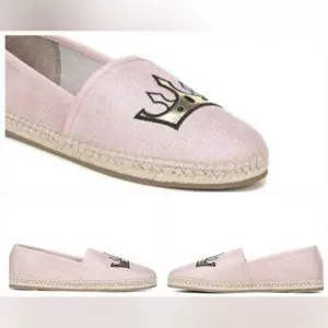 🔹️NWOB Sam Edelman Pink Queen Bee Espadrille Slip-on Shoes Size 8
