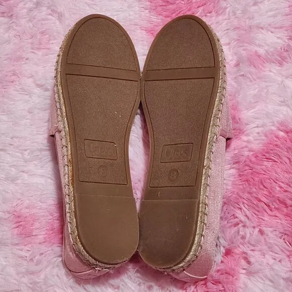 🔹️NWOB Sam Edelman Pink Queen Bee Espadrille Slip-on Shoes Size 8