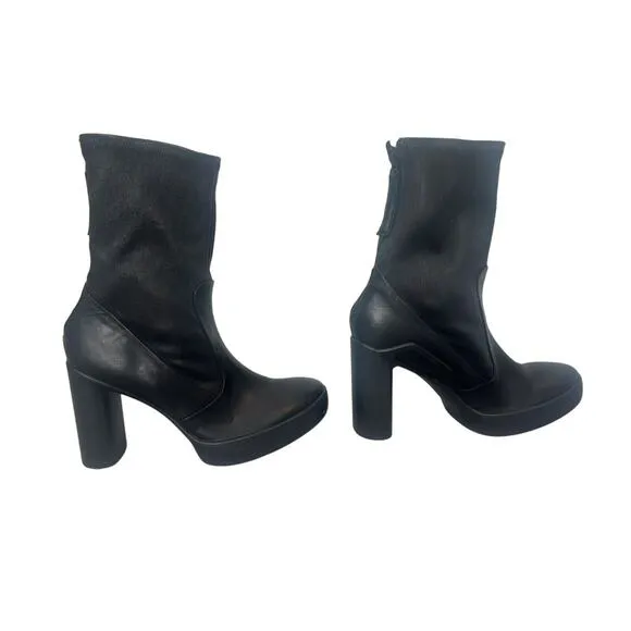 NWOT ECCO Shape Sculpted Motion 75 Platform Boot Black 39, US 9-9.5