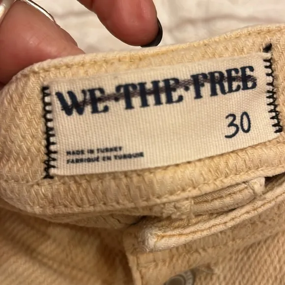 NWOT Free People Osaka Mid Rise Barrel Jeans