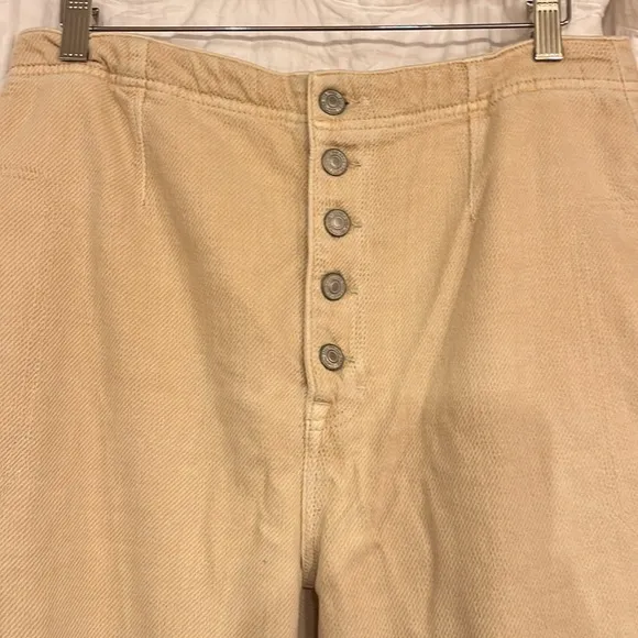 NWOT Free People Osaka Mid Rise Barrel Jeans