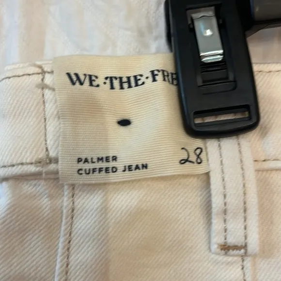 NWOT Free People Palmer Cuff Jeans