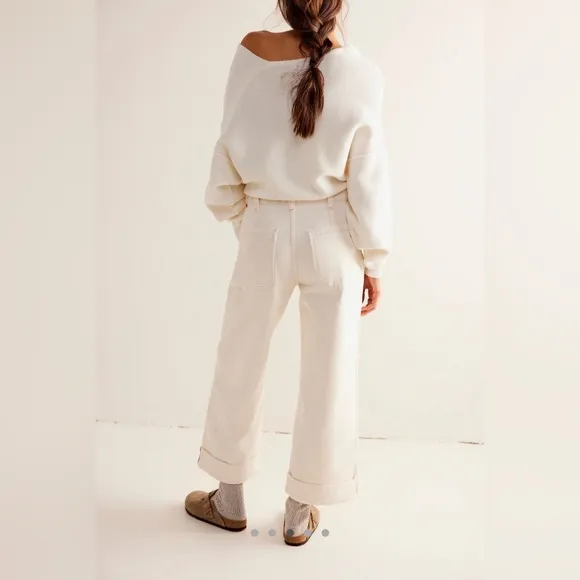 NWOT Free People Palmer Cuff Jeans