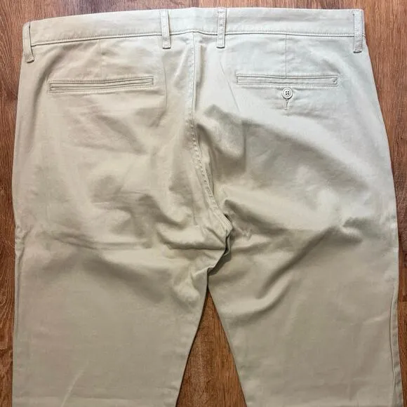 NWOT J.Crew Slim Fit Flex Chino Pant In Light Khaki Size 36x32