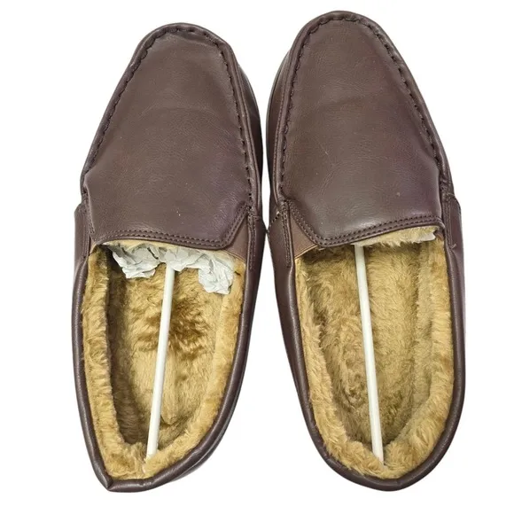 NWOT KingSize Romeo Slippers Brown Mens Size 10 EW